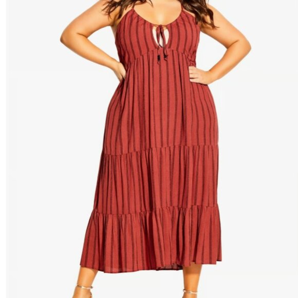 NWT‎ Maxi Keyhole Dress - Picture 1 of 3